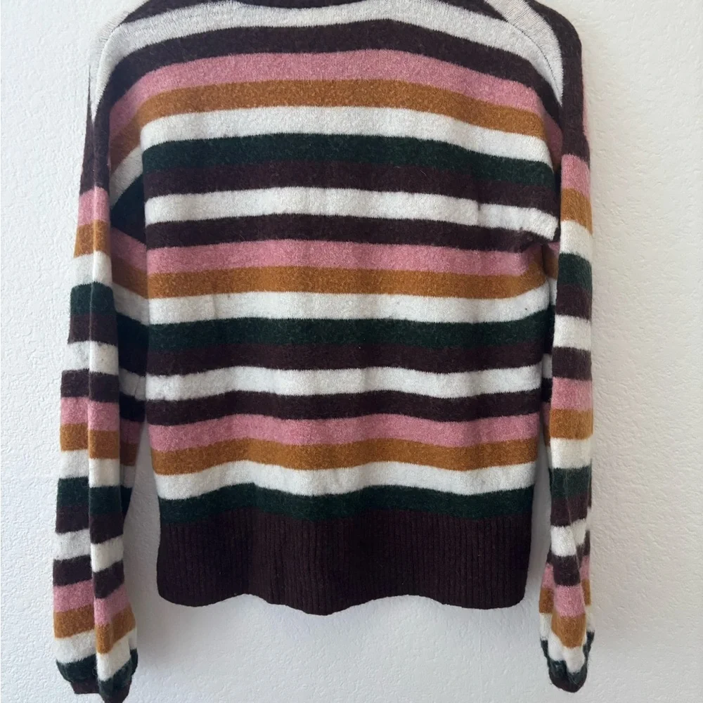 Madewell Striped‎ Payton pullover alpaca blend cozy sweater size Small